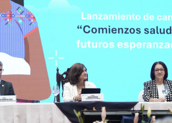 Lanzan campaña Comienzos saludables, futuros esperanzadores. (Foto: Vicepresidencia)