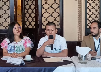 Se expone el panorama actual de los idiomas mayas de Guatemala. /Foto: ALMG.