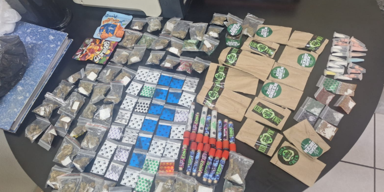 Operativo policial sorprende a presunto distribuidor. / Foto: PNC