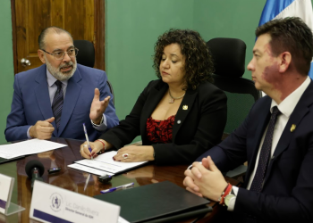 Firman convenio de cooperación entre el IGM, SBS y SOSEP. (Foto: Dickens Zamora)