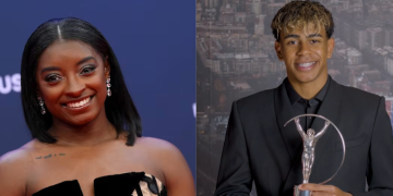 Simone Biles y Lamine Yamal ganan premio Laureus