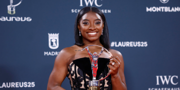 Simone Biles : “Estaré en Los Ángeles 2028, pero no sé si en la grada o en el tapiz”