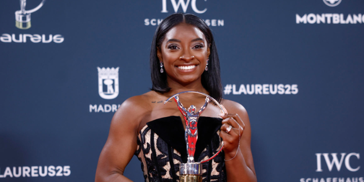 Simone Biles : “Estaré en Los Ángeles 2028, pero no sé si en la grada o en el tapiz”