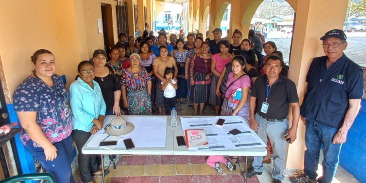 Conforman Cocosan en aldea San José Nacahuil./Foto: Sesan.