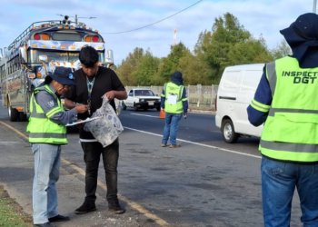 DGT y Provial desarrollan operativo para garantizar la seguridad de los pasajeros./Foto: DGT.