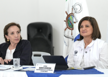 La vicepresidenta supervisó las acciones de seguridad alimentaria y nutricional en Izabal. (Foto: vicepresidencia)