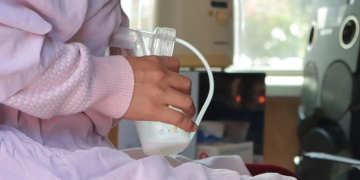 El hospital de Totonicapán recibió la donación de leche materna de 30 mujeres. (Foto: MSPAS)