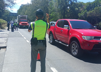 La Dirección General de Protección y Seguridad Vial presentó varias opciones de desvío para facilitar el tránsito de los ciudadanos. / Foto: Provial
