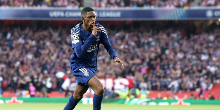 En imágenes | PSG silencia el Emirates Stadium en la Champions League