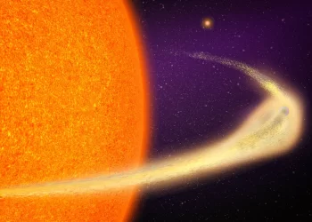 Científicos hallan planeta que se desintegra rápidamente. / Foto: ABC.