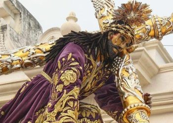 Consagrada Imagen de Jesús Nazareno de la Caída. / Foto: Eventos en Guatemala.