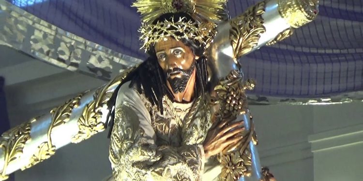 Consagrada Imagen de Jesús Nazareno de los Milagros. / Foto: Youtube.