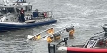 Helicóptero se estrelló en el río Hudson; se reportan varios fallecidos. / Foto: People en Español.