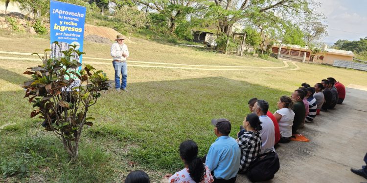 Inab promueve incentivos forestales en Piedra Blanca, Jutiapa