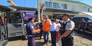 Coordinación durante Sinaprese en Las Delicias, Colomba Quetzaltenango