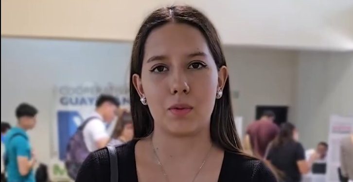 Natalia participó en una feria de epleo del Mintrab y tiene la esperanza de encontrar una oportunidad laboral.