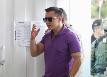 El el candidato y presidente Daniel Noboa obtubo la reelección a la Presidencia de su país.