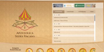 La página oficial del Vaticano, así como las cuentas en redes sociales, retiraron la foto del papa Francisco y colocaron la imagen de la Sede Vacante.