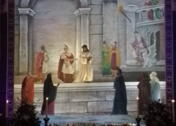 Velación de Jesús Nazareno de la Humidad, de San Cristóbal El Bajo. / Foto: Eventos Católicos.