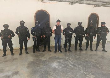 captura de un hombre con orden de aprehensión con fines de extradición identificado como Williams Estuardo Orellana Tovar, alias “Guarizama”. / Foto: PNC