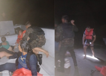 La Marina salvó a nueve personas luego de un naufragio en Izabal.
