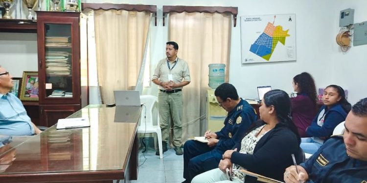 Instituciones coordinan acciones para fortalecer la seguridad y el orden en el municipio de El Chal