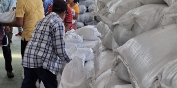 Entregan alimentos a familias vulnerables de Zapotitlán, Jutiapa