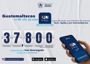 Por medio de la herramienta ConsulAPP Guate los guatemaltecos en el exterior pueden acceder a una diversidad de servicios consulares.
