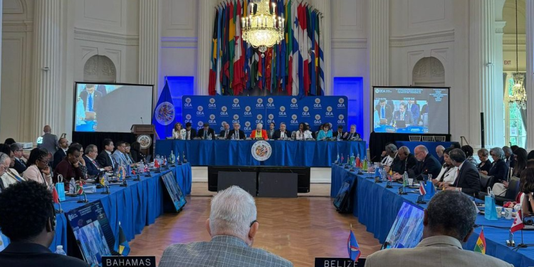 El Minex felicitó la elección de Laura Gil como secretaria general adjunta de la OEA. (Foto: Minex)