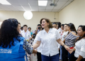 Vicepresidenta supervisó el centro digital de formación en Chiquimula. (Fotos: Daniel Ordóñez)