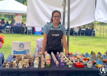 Paseo Artesanal beneficia a mujeres de San Cristóbal Acasaguastlán./Foto: SOSEP.