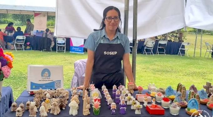 Paseo Artesanal beneficia a mujeres de San Cristóbal Acasaguastlán./Foto: SOSEP.