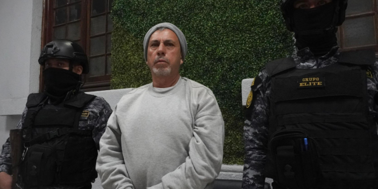 Aler Baldomero Samayoa, alias “Chicharra” a sido extraditado a Estados Unidos. (Foto: Sistema Penitenciario)