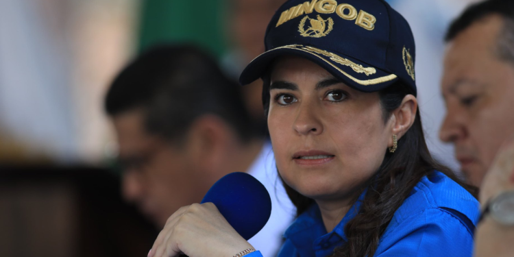 Claudia Palencia fue juramentada como viceministra de Antinarcóticos./Foto: Mingob.