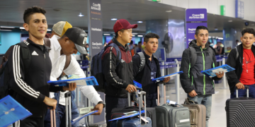 13 guatemaltecos fueron beneficiados con el programa de Trabajo Temporal en el Extranjero./Foto: Mintrab.