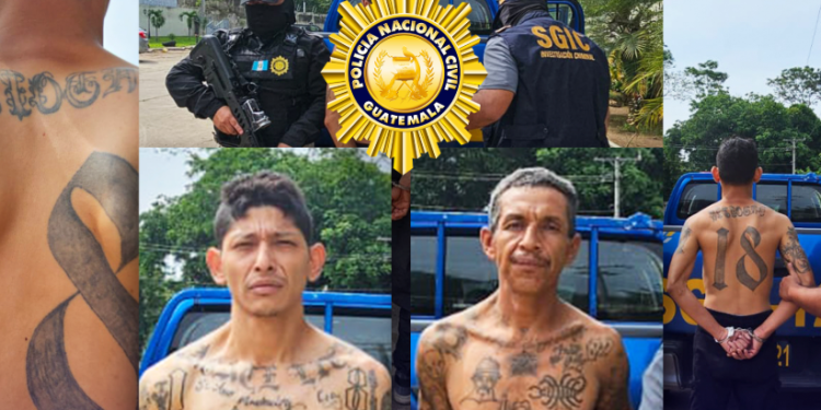 Operativos de inteligencia permiten ubicar a pandilleros salvadoreños con historial criminal. / Foto: PNC