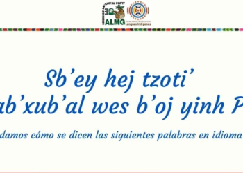 Comunidad lingüística "popti'" promueve el idioma en su página oficial./ Foto: ALMG.