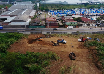 Caminos trabaja para evitar inundaciones en el km 36 CA-9 Sur./Foto: CIV.