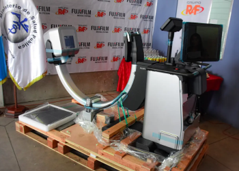 Hospital Nacional de Coatepeque recibe nuevo equipo de Rayos X. (Foto: MSPAS)