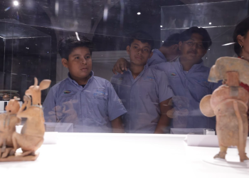 Mineduc lanza programa Mi escuela viaja al Museo. (Foto: Dickens Zamora)