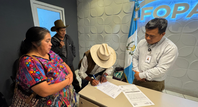 Subsidios de vivienda benefician a comunidad de Chimaltenango./Foto: CIV.