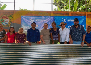 Fodes ejecuta dotaciones en Escuintla./Foto: Mides.