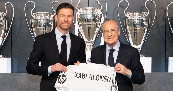 Xabi Alonso es presentando como nuevo entrenador del Real Madrid