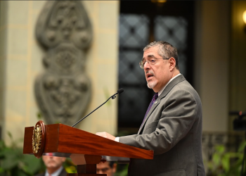 Presidente Bernardo Arévalo. / Foto: Byron de la Cruz.