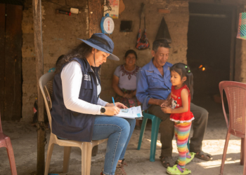 Mintrab notifica a adultos mayores sobre su integración al PAM./Foto: Mintrab.