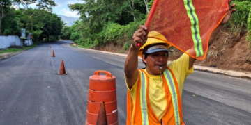 CIV ejecuta trabajos en el sector la Conora./Foto: CIV.
