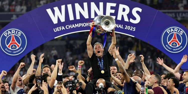 Paliza histórica: PSG destroza al Inter con la mayor goleada en una final de Champions