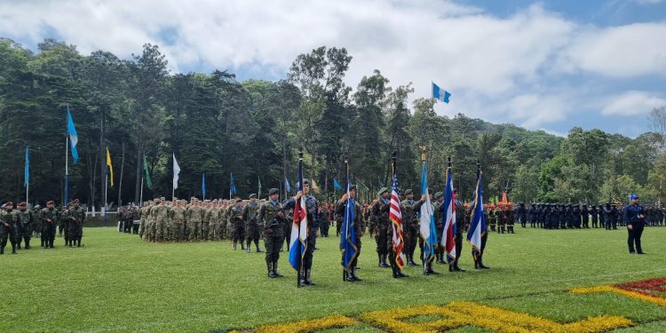 Ejercicio militar Centam 2025, efectuado en Guatemala, cuenta con participación de varios países. / Foto: Ejército de Guatemala.
