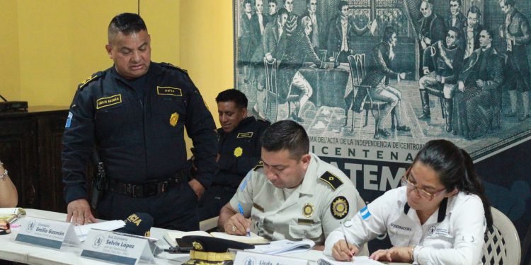 Seguimiento de las estrategias en materia de seguridad para Suchitepéquez