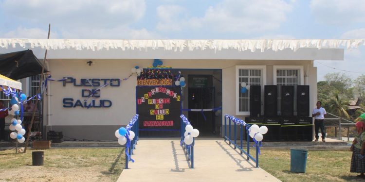 El nuevo puesto de salud beneficia a la población de El Naranjal, Fray Bartolomé de las Casas, Alta Verapaz.